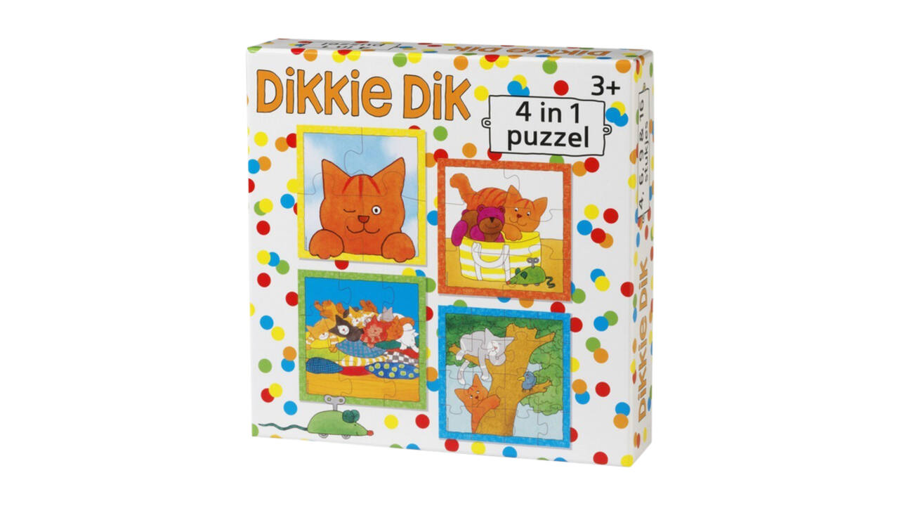 Puzzel Dikkie Dik 4 in 1