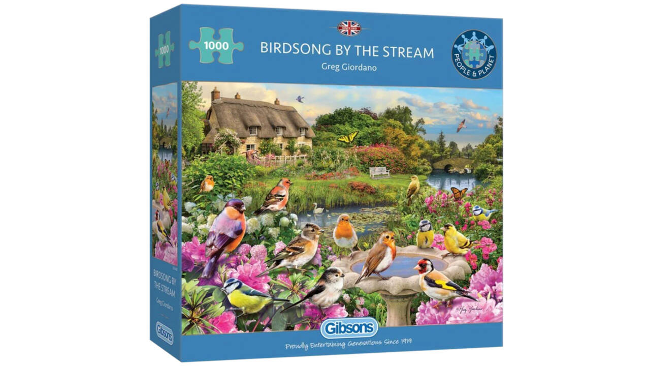 Puzzel Gibsons Birdsong by the Stream 1000 stukjes