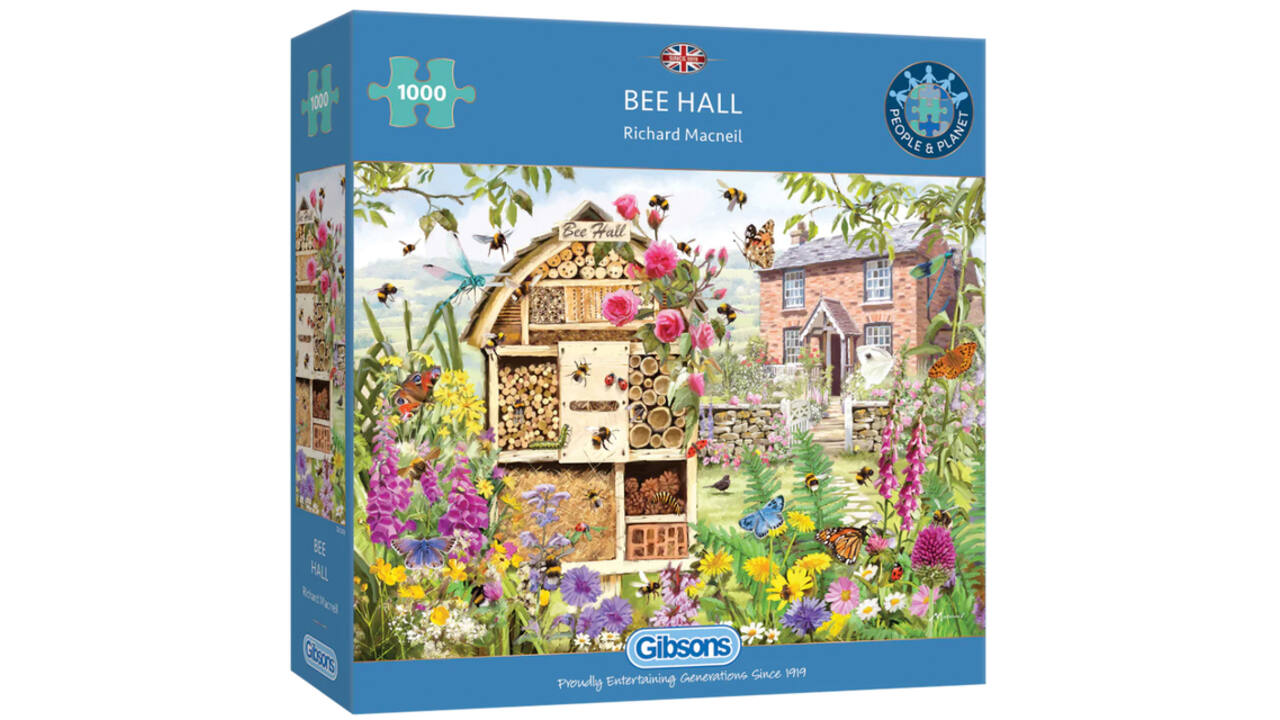 Puzzel Gibsons Bee Hall 1000 stukjes