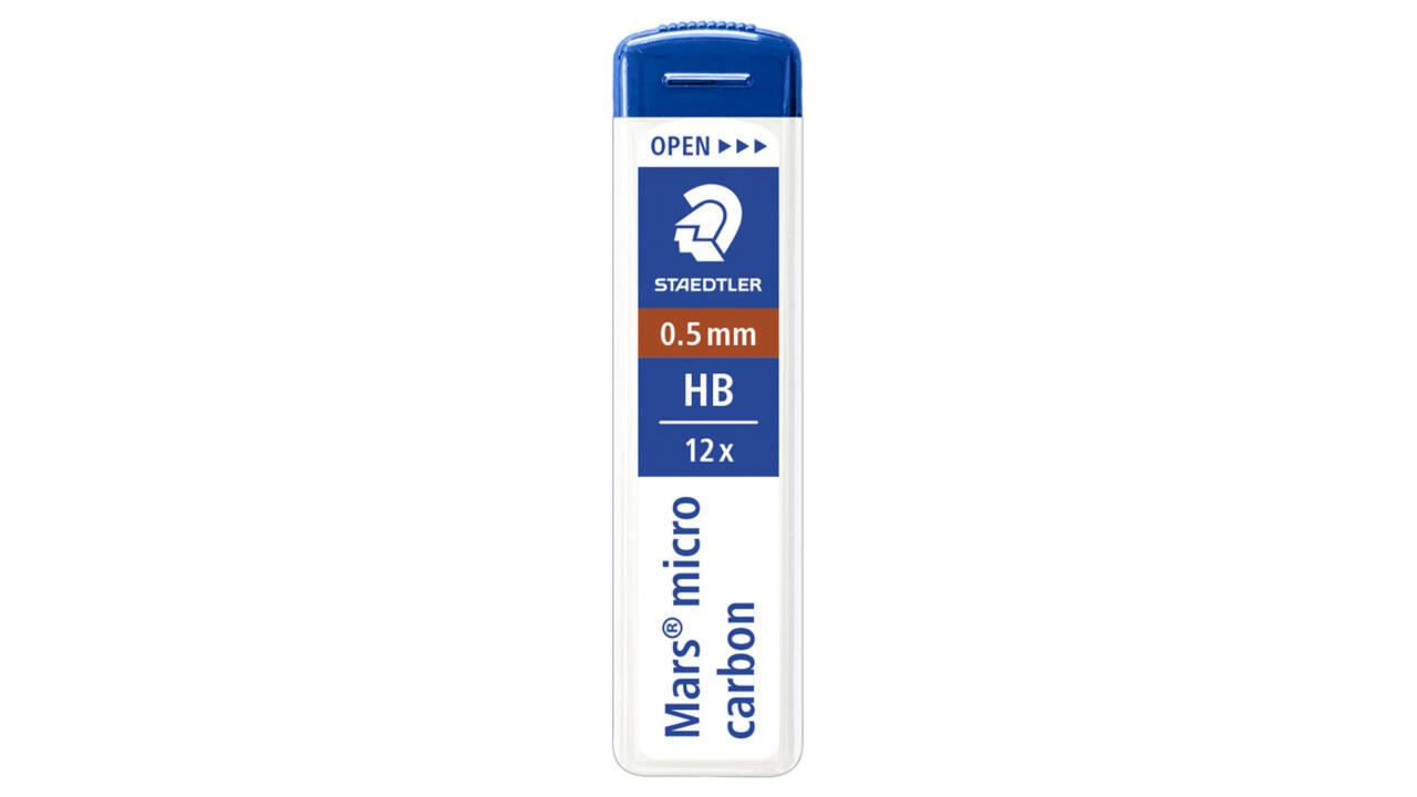 Potloodstift Staedtler Mars Carbon Micro 0.5mm HB 12 stuks
