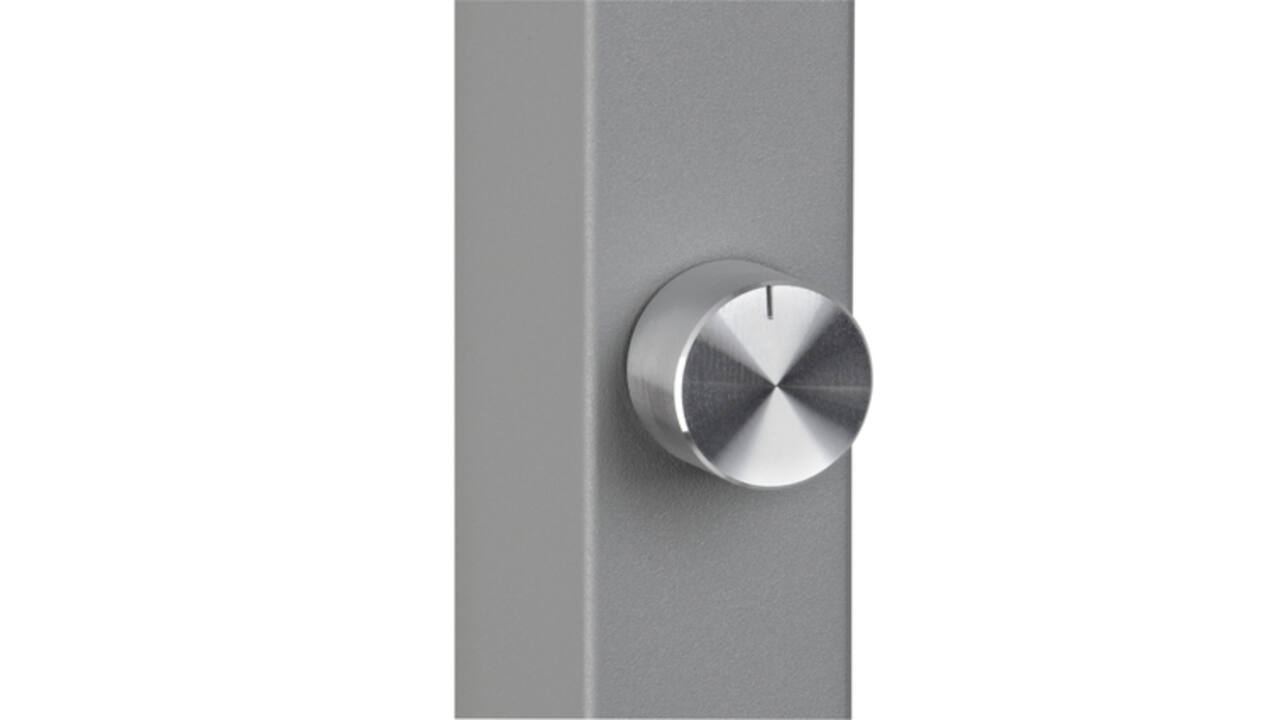 Werkplek tafelklem MAUL Javal LED dimbaar hg 120cm zilver