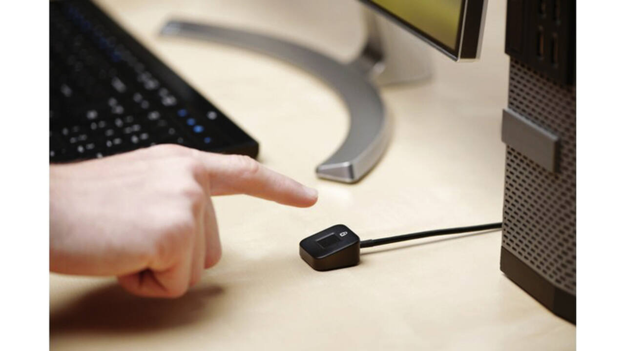 Fingerprint key Kensington verimark desktop
