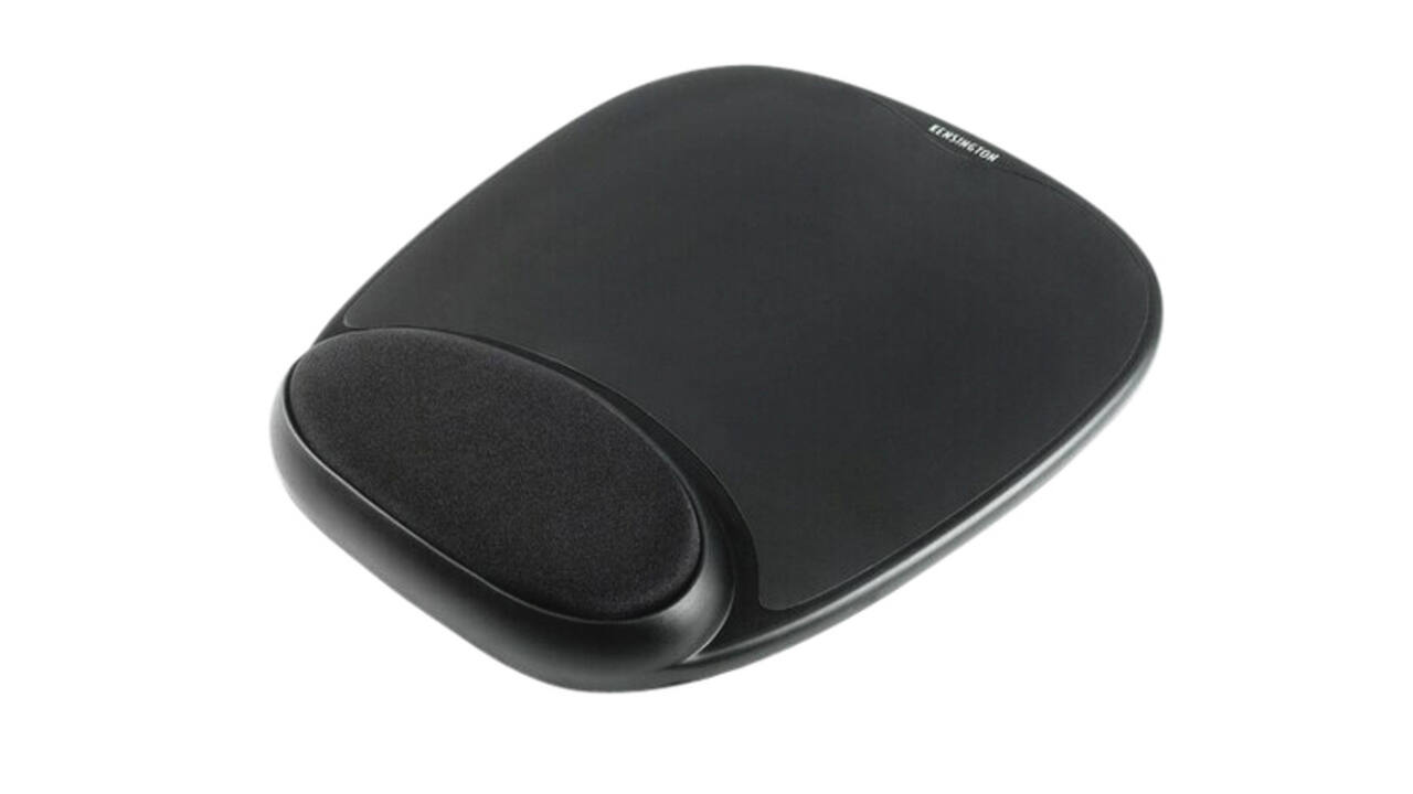 Muismat Kensington comfort gel zwart