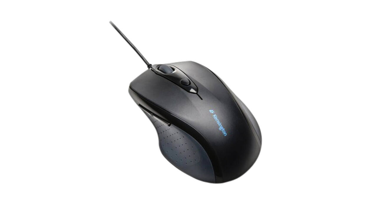 Muis Kensington pro fit bedraad zwart