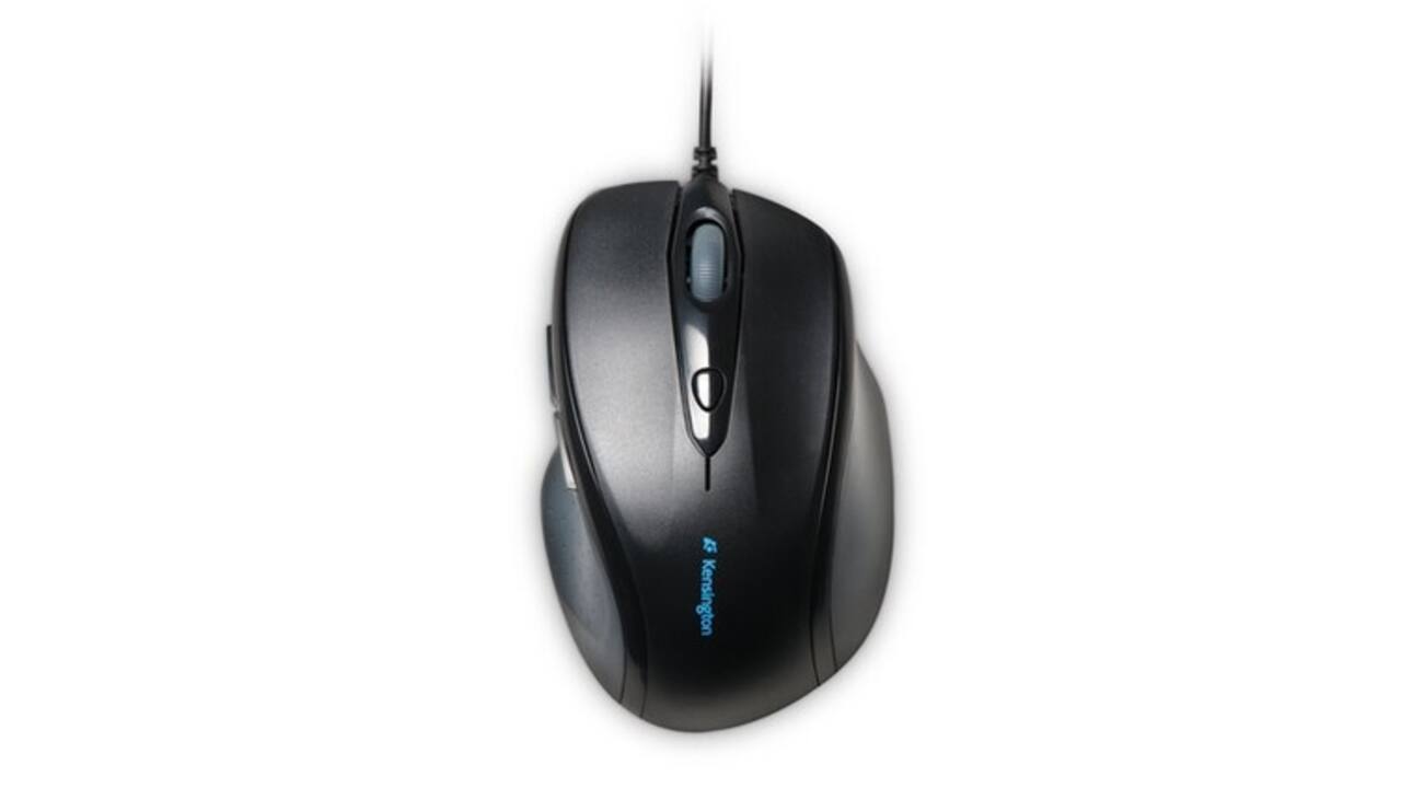 Muis Kensington pro fit bedraad zwart
