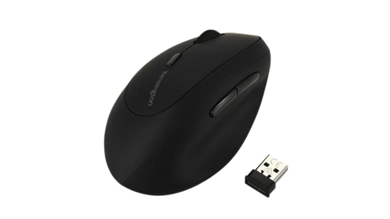 Muis Kensington pro fit ergo links draadloos zwart