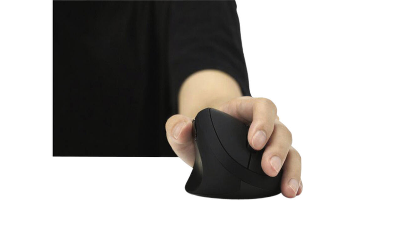 Muis Kensington pro fit ergo links draadloos zwart