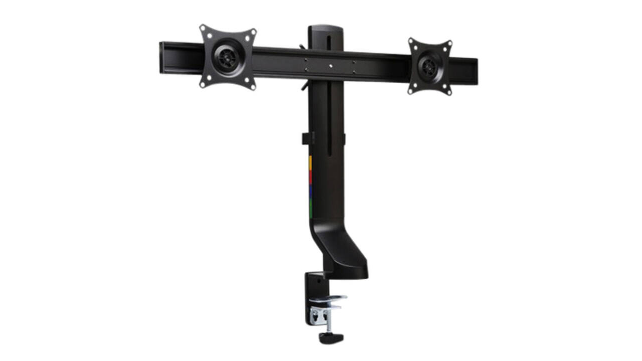 Monitorarm Kensington SmartFit ruimtebesparend dubbel