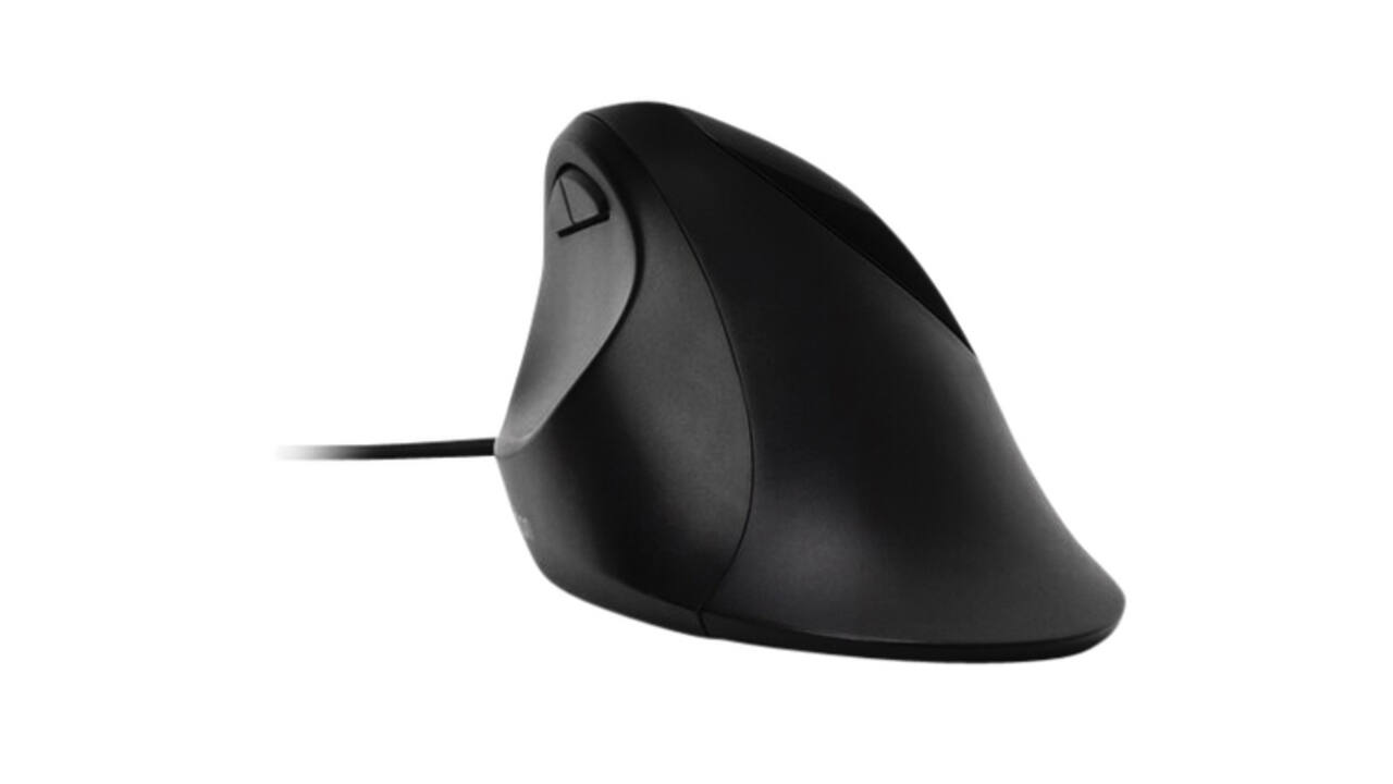 Muis Kensington pro fit ergo bedraad zwart