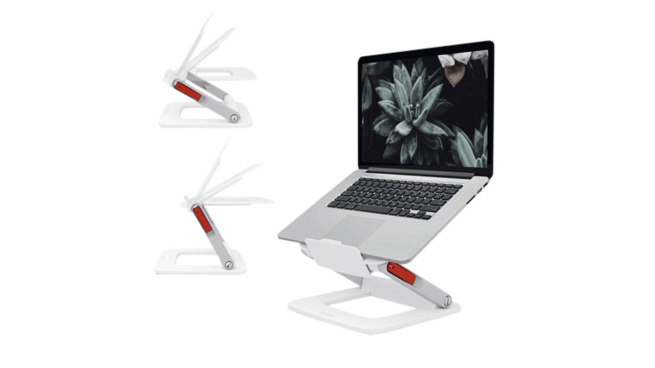 Laptopstandaard Leitz Ergo verstelbare multihoek wit