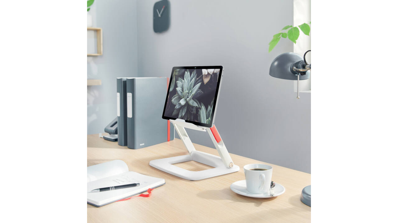 Laptopstandaard Leitz Ergo verstelbare multihoek wit