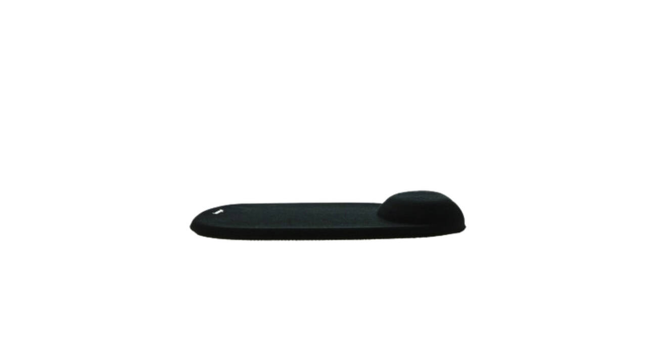 Muismat Kensington met polsondersteuning foam zwart