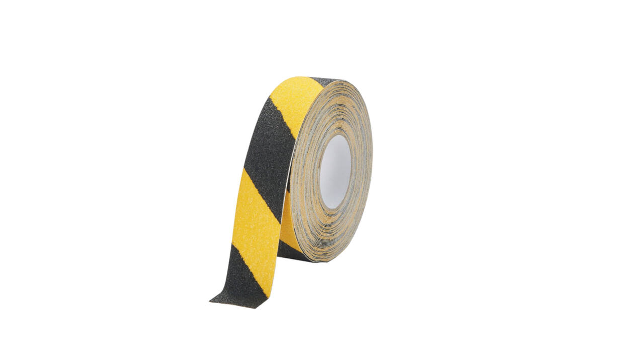 Antisliptape DURALINE GRIP+ 50mmx15m geel-zwart