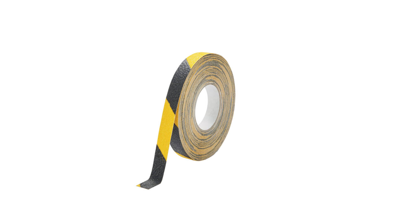 Antisliptape DURALINE GRIP+ 25mmx15m geel-zwart