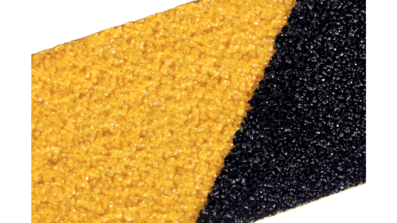 Antisliptape DURALINE GRIP+ 25mmx15m geel-zwart