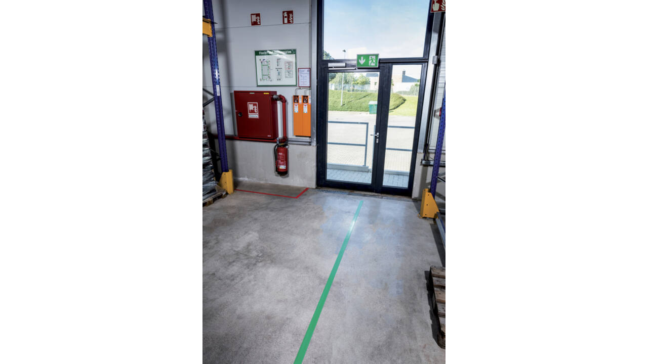 Vloermarkeringstape DURALINE 50mmx30m groen