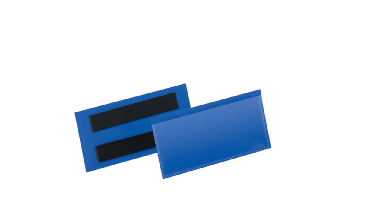 Documenthoes Durable magnetisch 100x38mm blauw 50 stuks