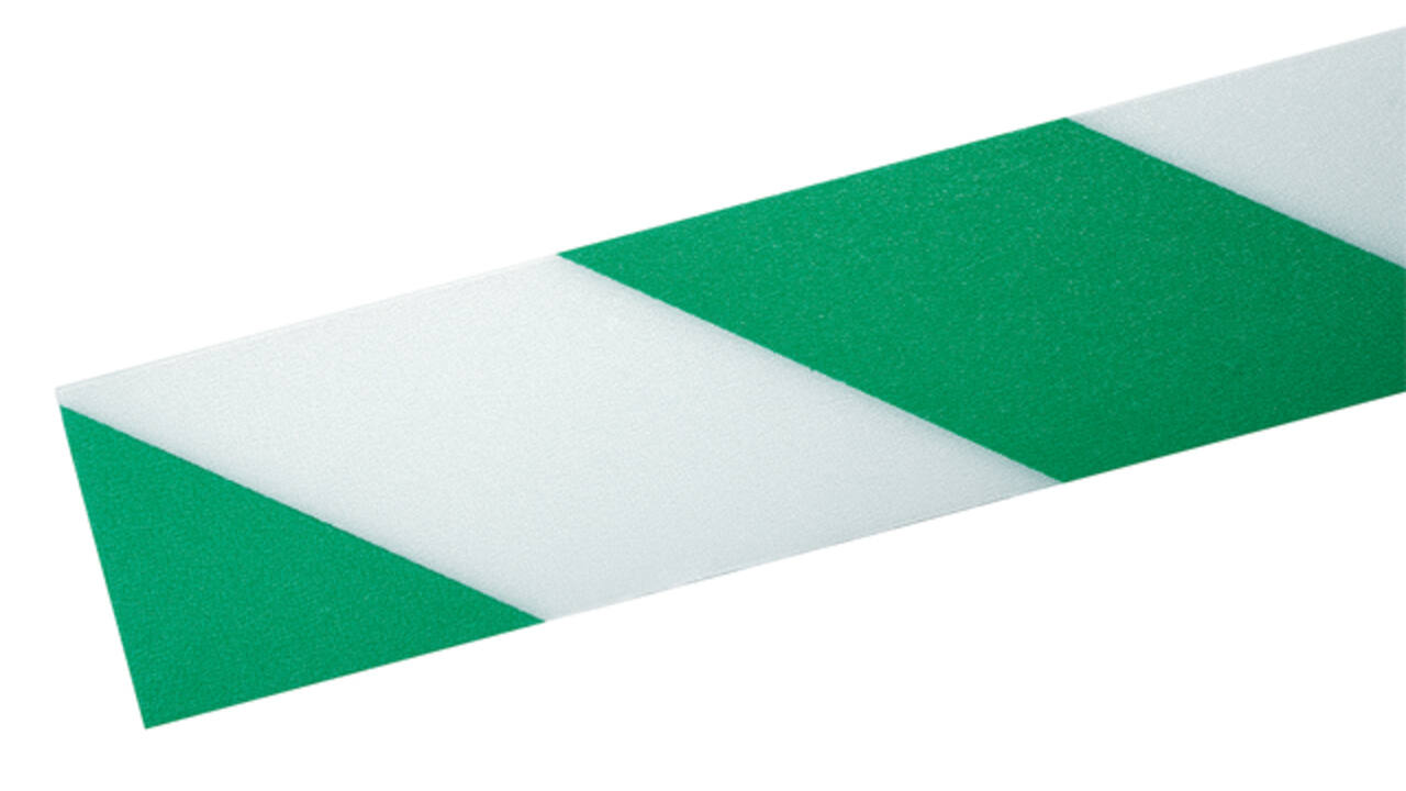 Vloermarkeringstape DURALINE 50mmx30m groen-wit