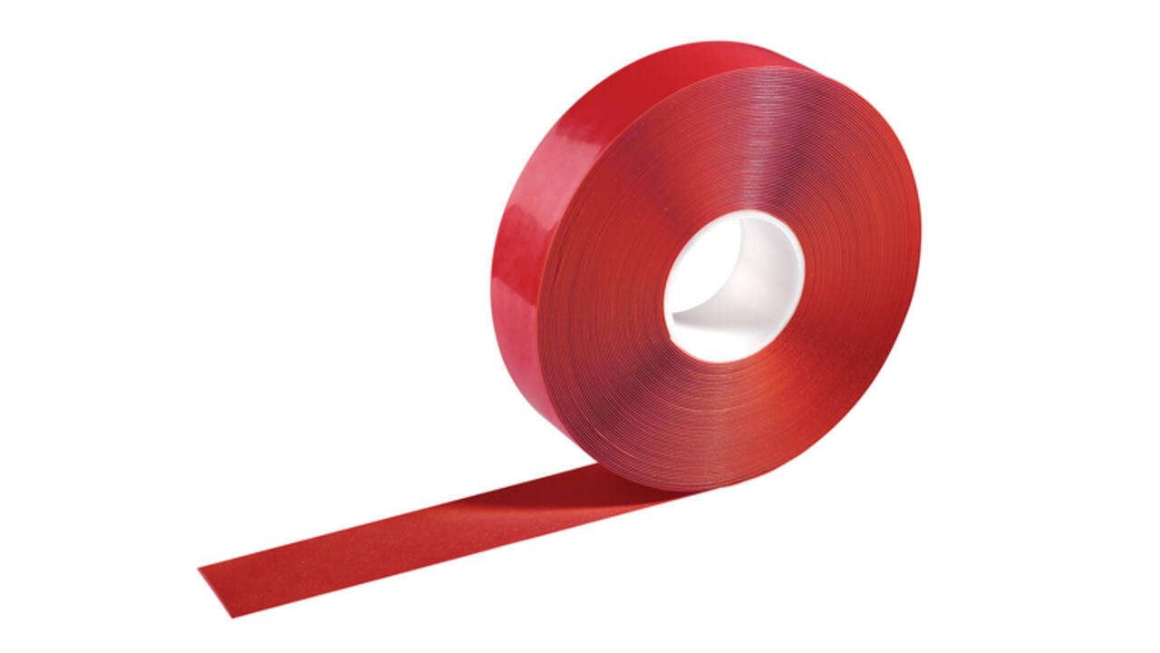 Vloermarkeringstape DURALINE 50mmx30m rood