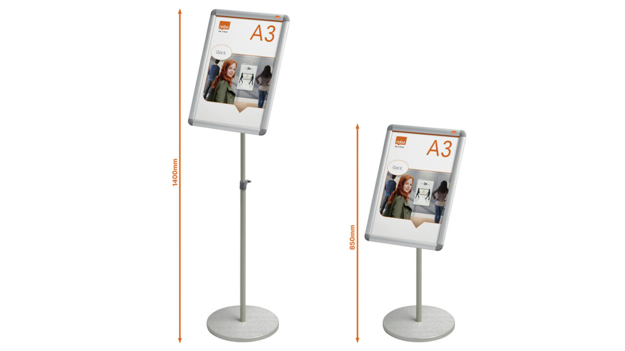 Infostandaard Nobo Essence incl. A3 kliklijst