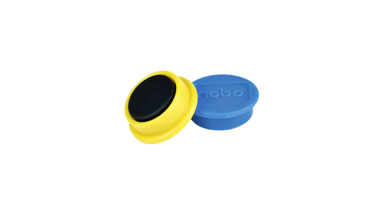 Magneet Nobo 13mm assorti 10 stuks