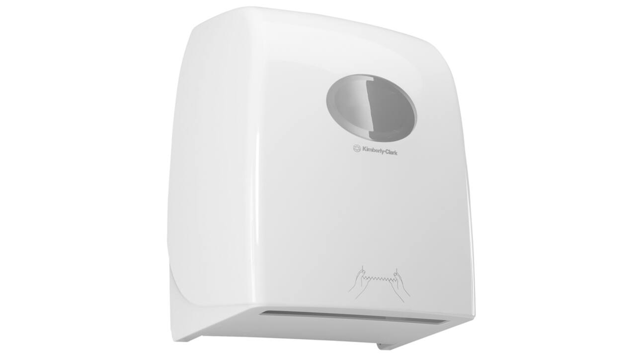 Handdoekroldispenser Kimberly Clark Aquarius wit 6959