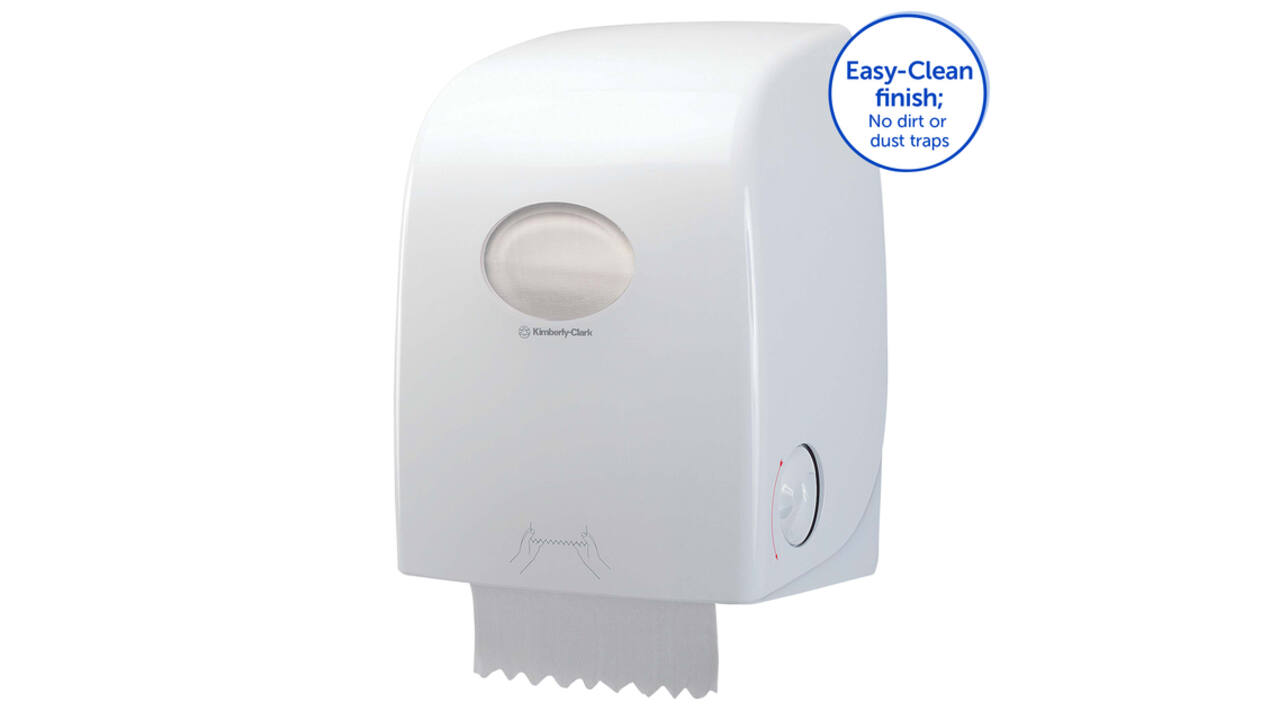 Handdoekroldispenser Kimberly Clark Aquarius wit 6959