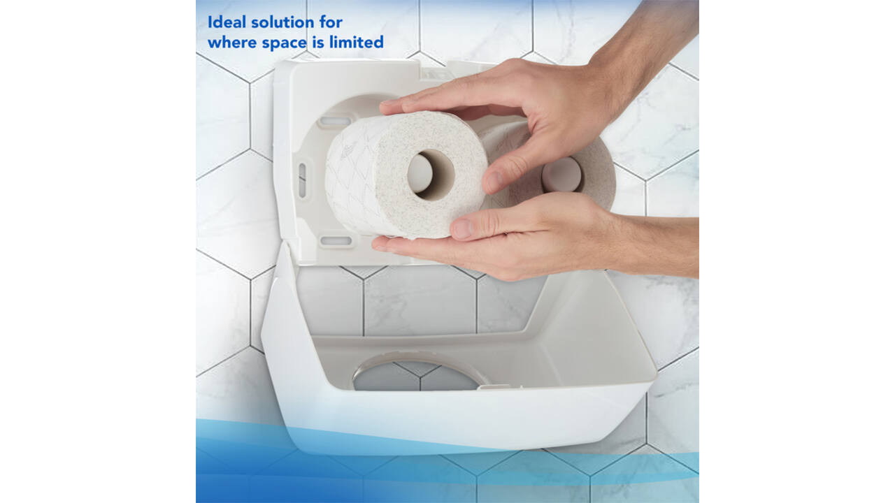 Toiletpapier Scott Essential 2-laags 350 vel wit 8519