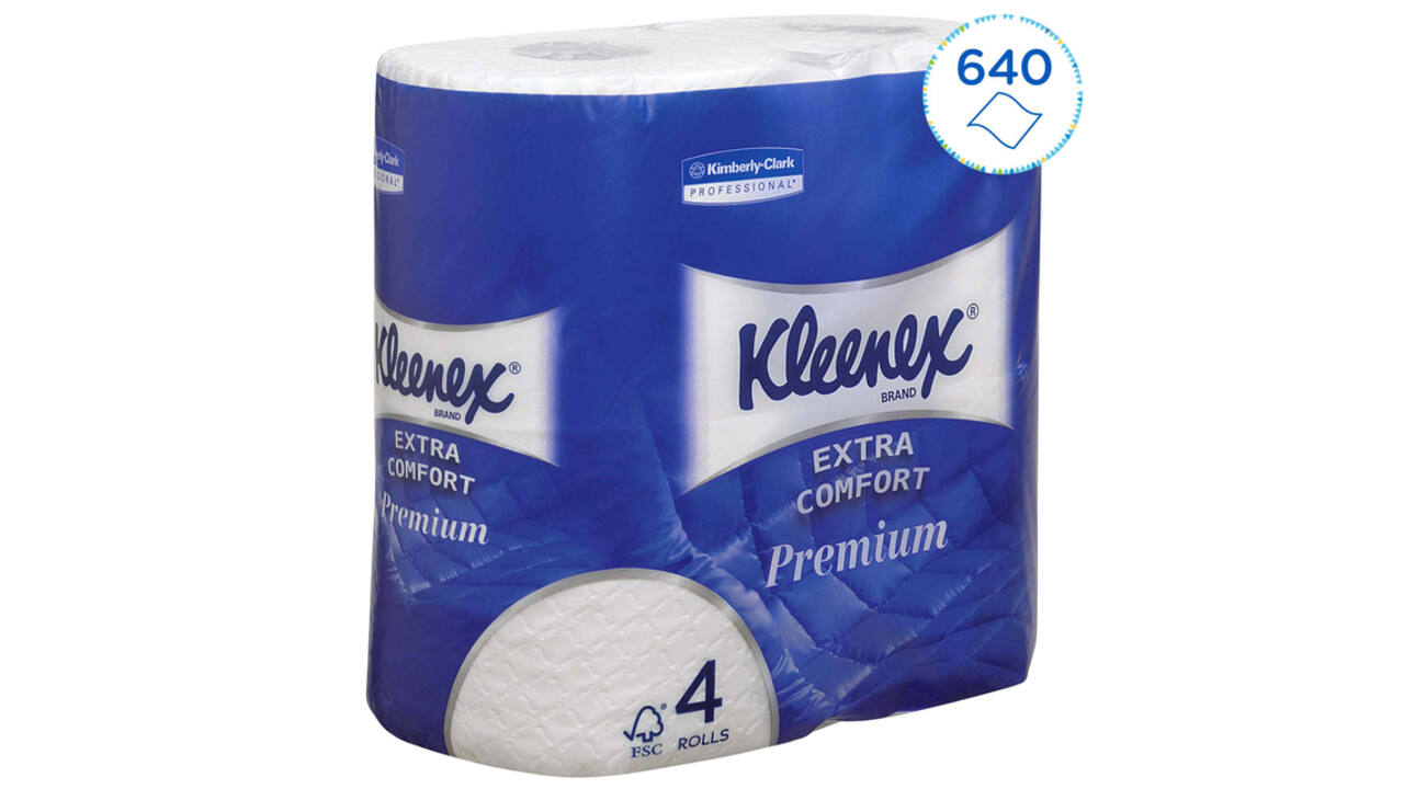 Toiletpapier Kleenex 4-laags 160 vel wit 8484