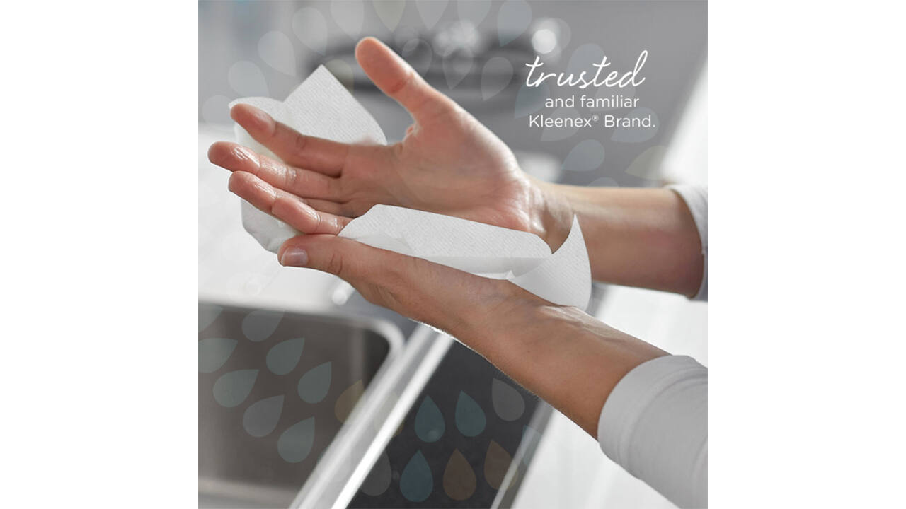 Handdoek Kleenex Ultra i-vouw 2-laags 215x318mm 15x124 vel wit 6778