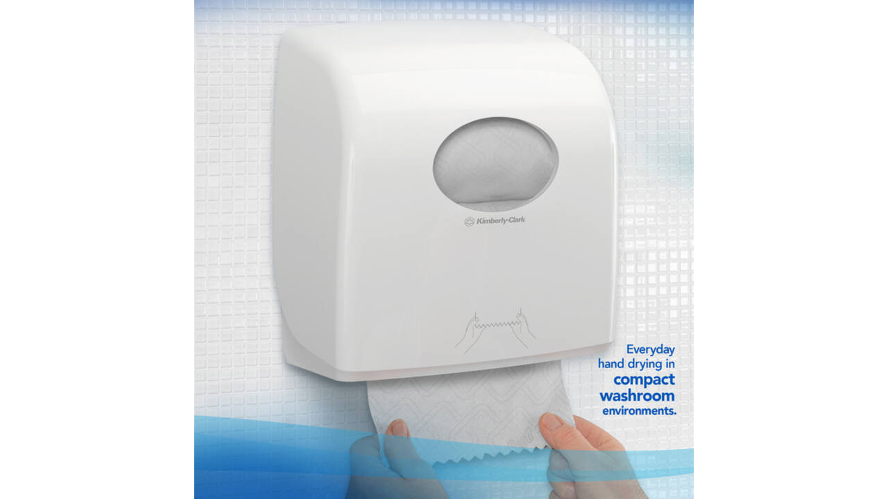Handdoekrol Scott Essential Slimroll 1-laags 190m wit 6695