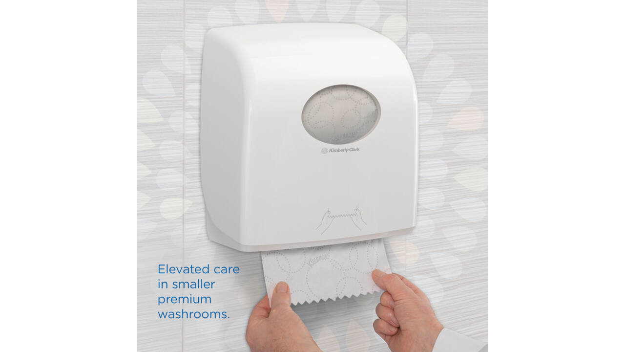 Handdoekrol Kleenex Ultra Slimroll 2-laags 100m wit 6781