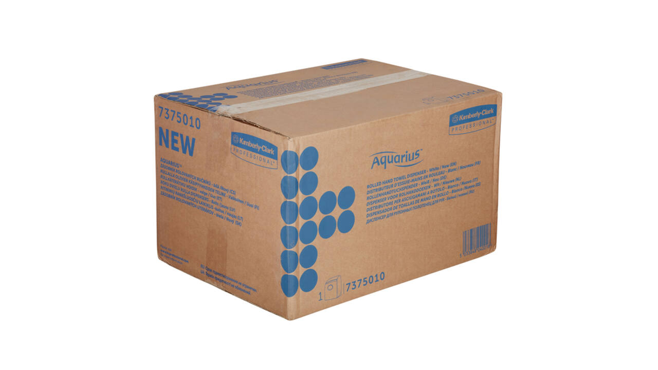 Handdoekroldispenser Kimberly Clark Aquarius wit 7375