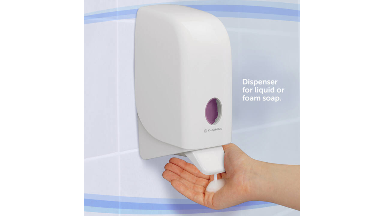 Zeepdispenser Kimberly Clark Aquarius 1000ml wit 6948