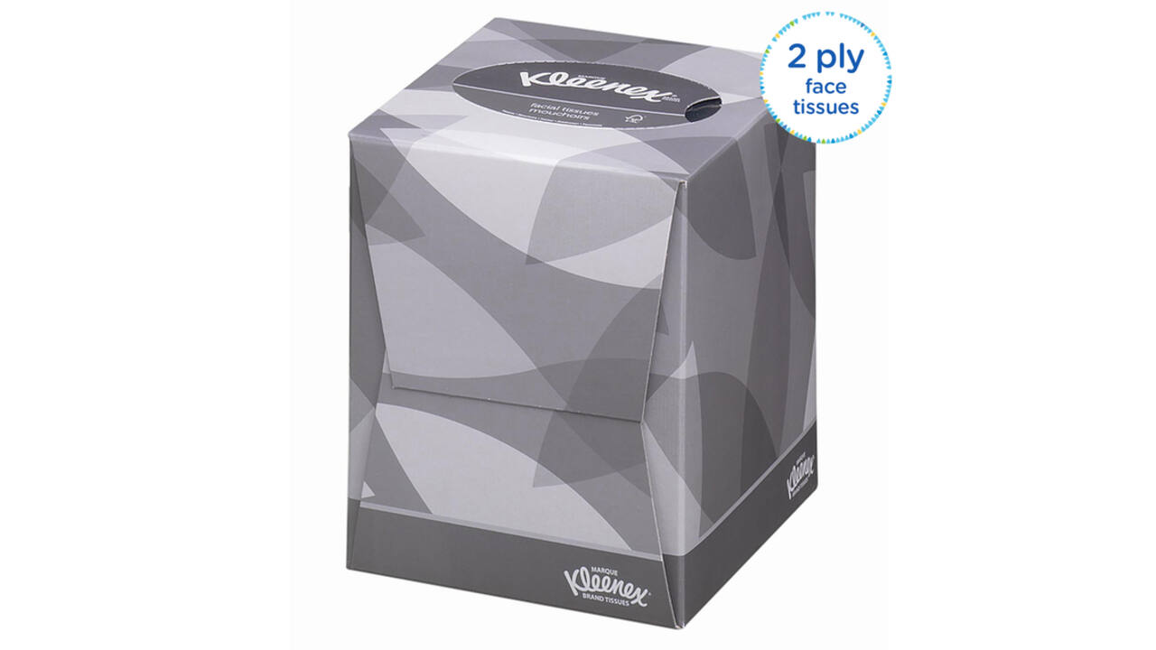 Facial tissues Kleenex kubus 2-laags 88 vel wit 8834