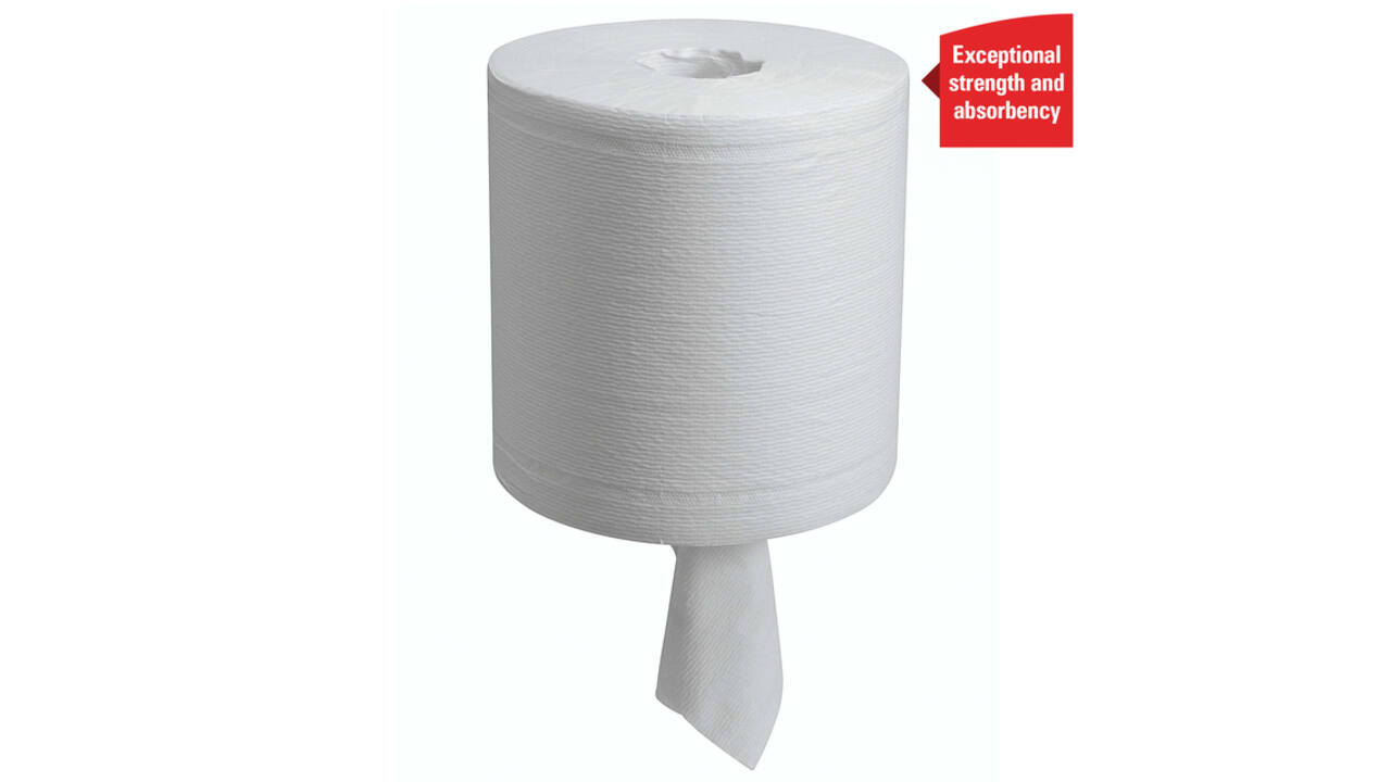 Poetspapier WypAll L20 GeneralClean 2-laags 380 vel wit 7303