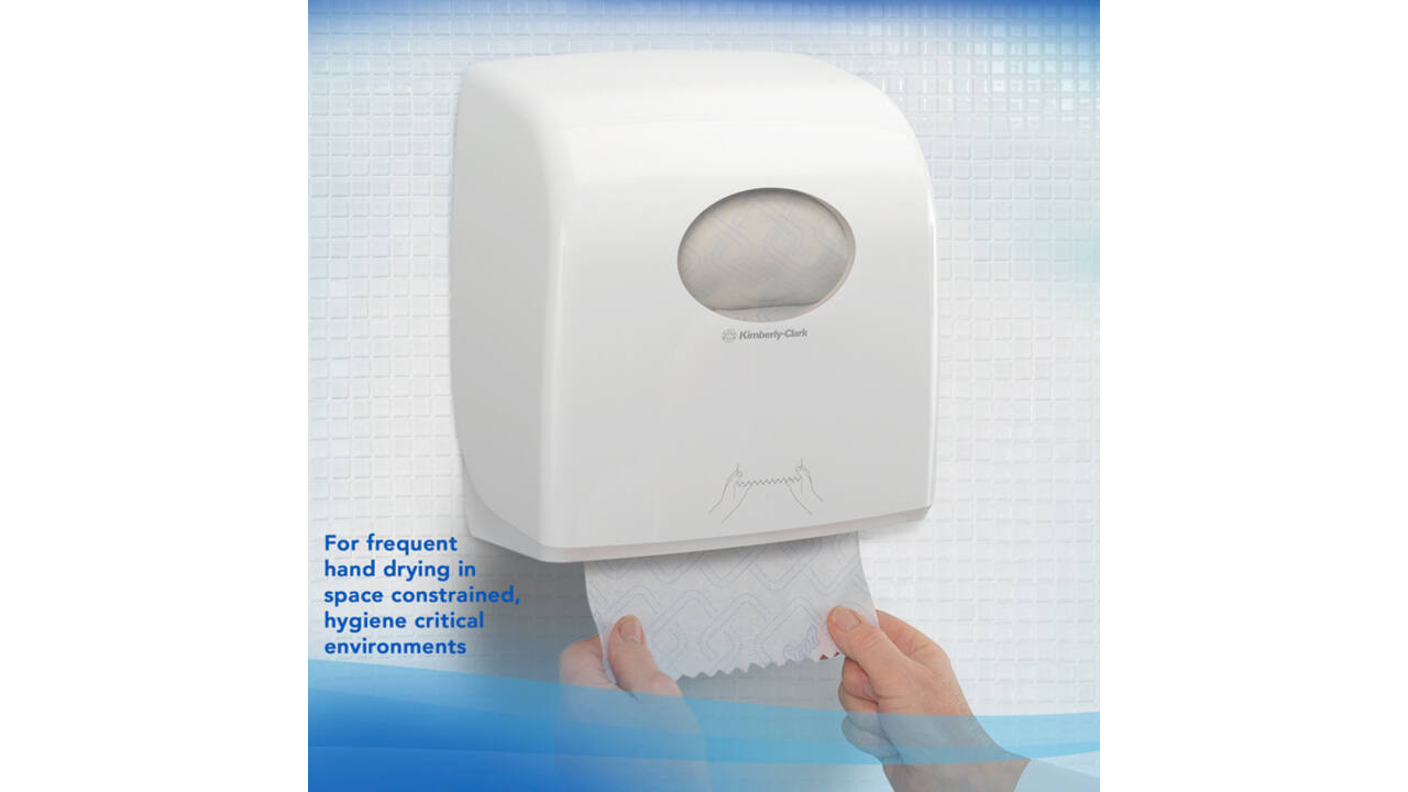 Handdoekrol Scott Control Slimroll 1-laags 165m wit 6623