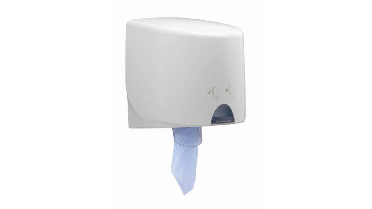 Poetspapier WypAll L10 GeneralClean 1-laags 800 vel blauw 7255
