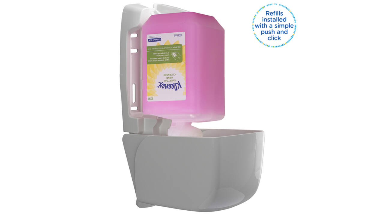 Handzeep Kleenex vloeibaar roze 1000ml 6331