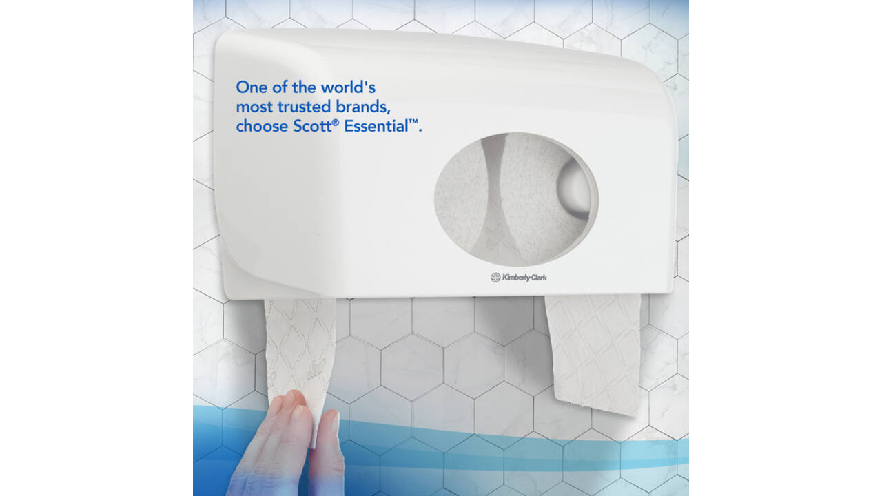 Toiletpapier Scott Essential 2-laags 600 vel wit 8517