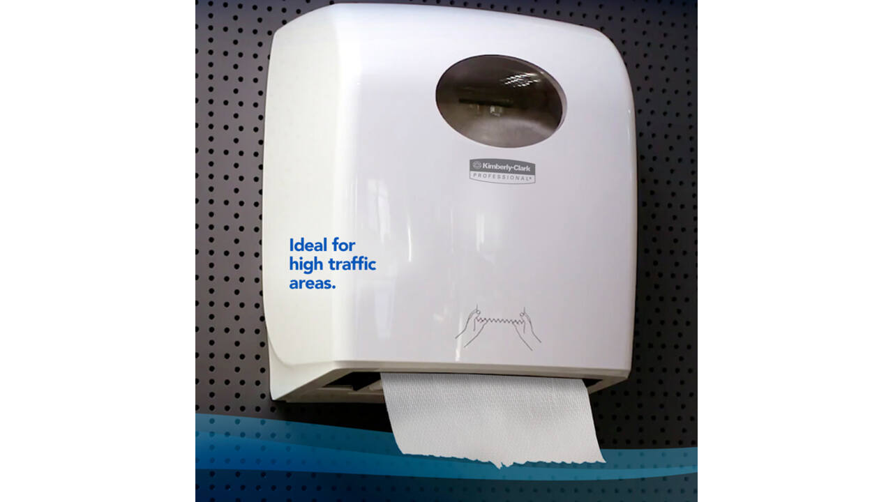 Handdoekrol Scott Control Slimroll 1-laags 165m wit 6657