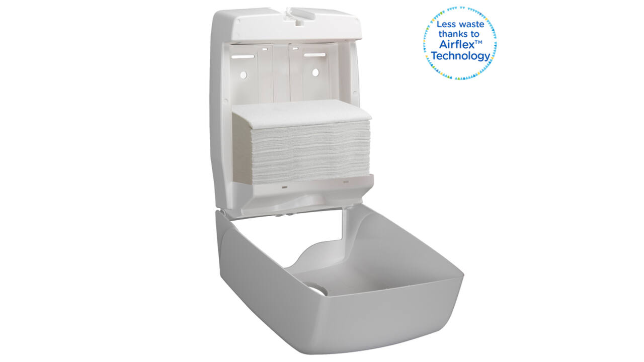 Handdoek Kleenex Ultra i-vouw 3-laags 215x318mm 15x96 vel wit 6710