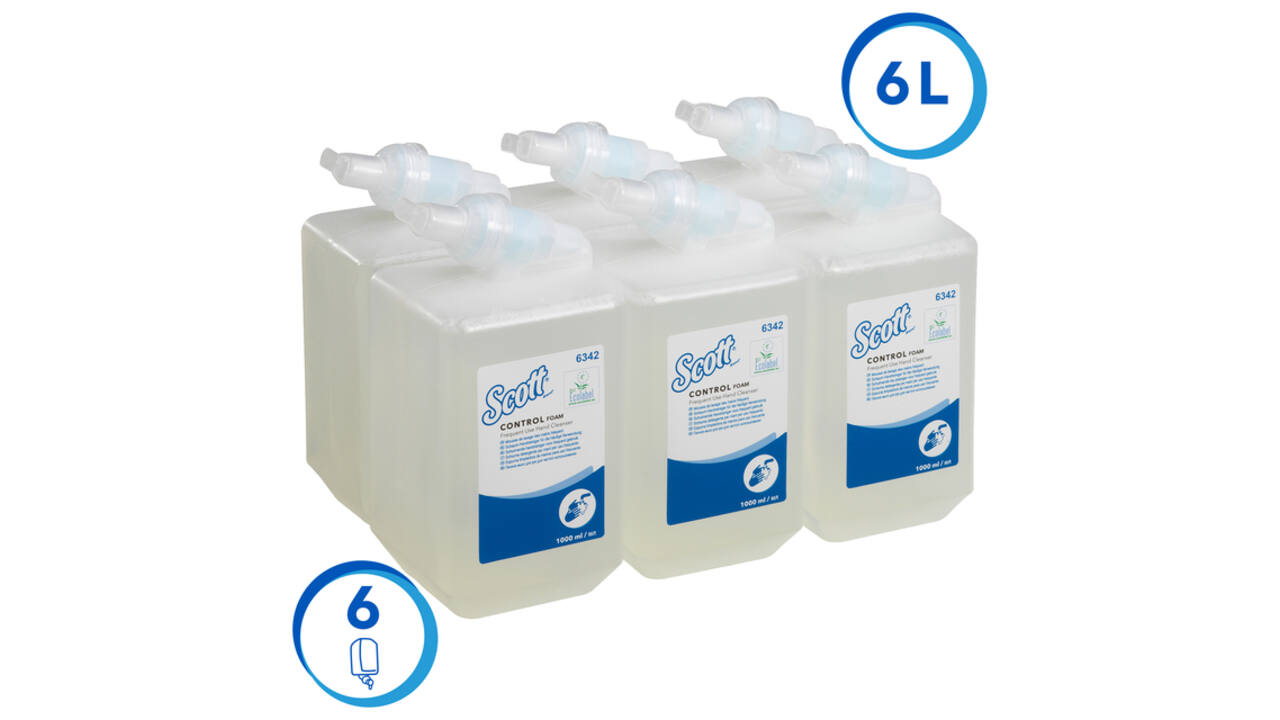 Handzeep Scott Control schuim frequent 1000ml 6342