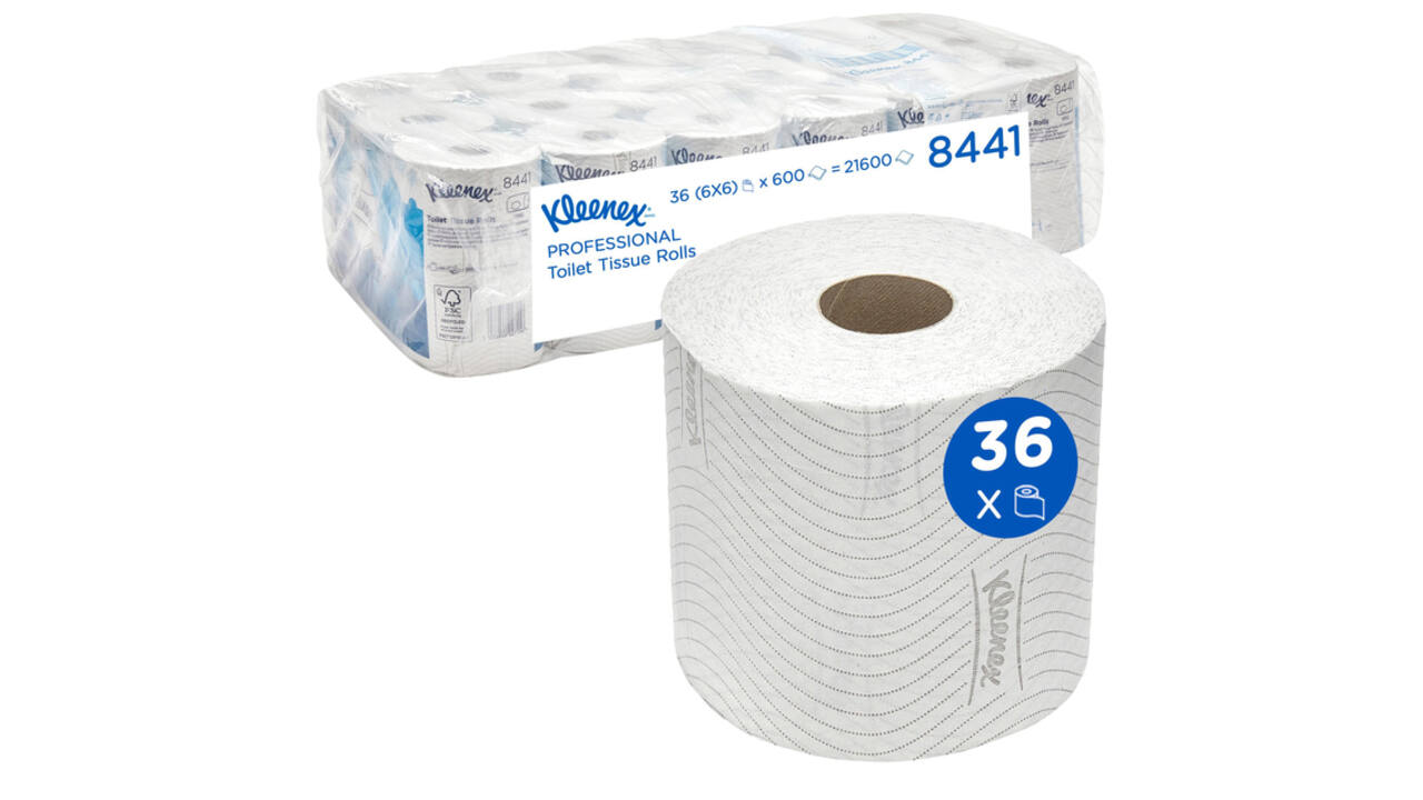 Toiletpapier Kleenex 2-laags 600 vel wit 8441
