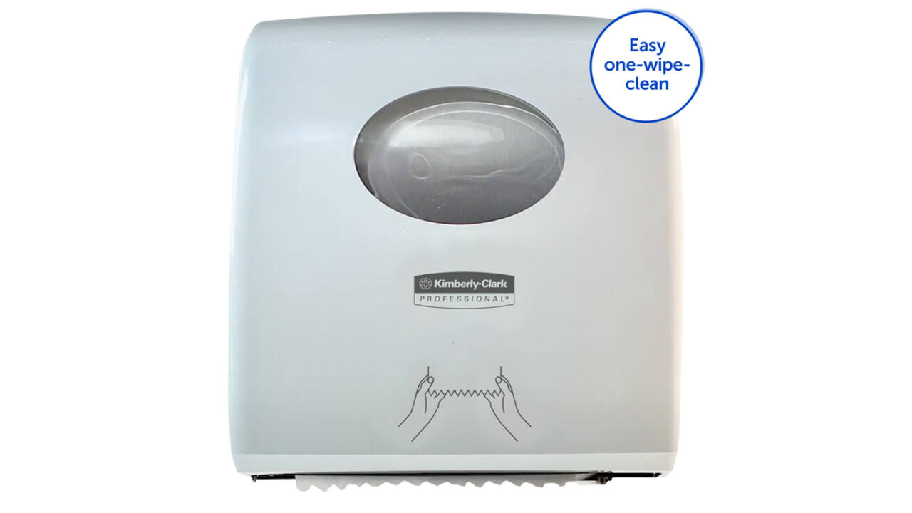 Handdoekroldispenser Kimberly Clark Aquarius Slimroll wit 7955