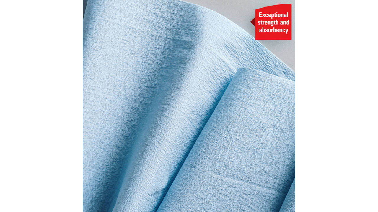 Poetspapier WypAll L20 GeneralClean 2-laags 500 vel blauw 7300