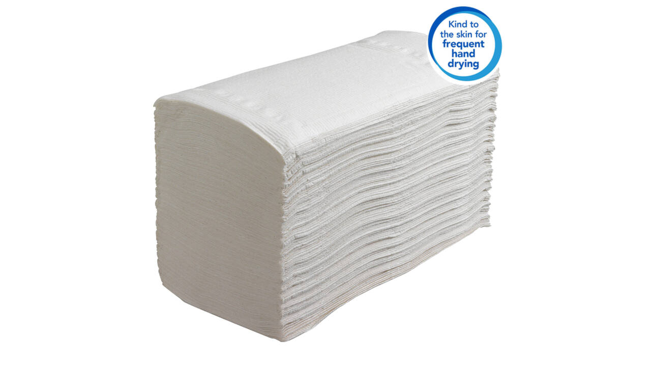 Handdoek Scott Control i-vouw 1-laags 215x315mm 15x212 vel wit 6663
