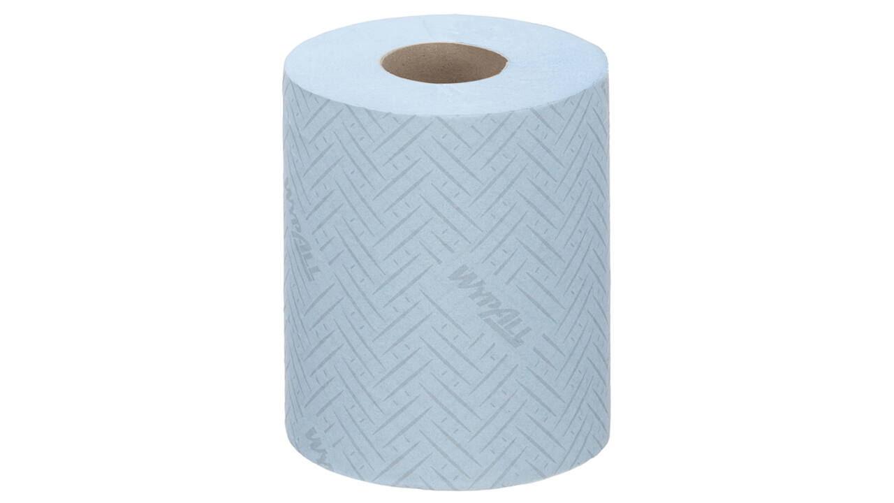 Poetspapier WypAll L10 GeneralClean 1-laags 280 vel blauw 6220