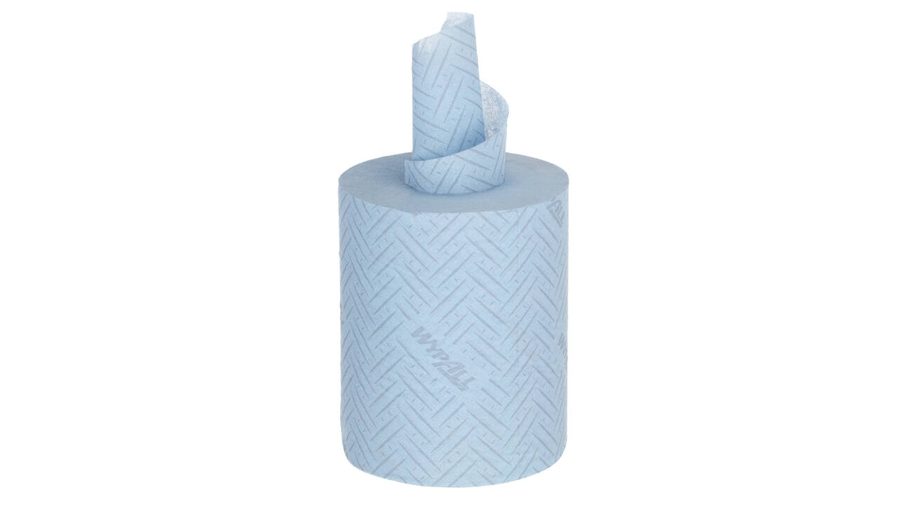 Poetspapier WypAll L10 GeneralClean 1-laags 280 vel blauw 6220
