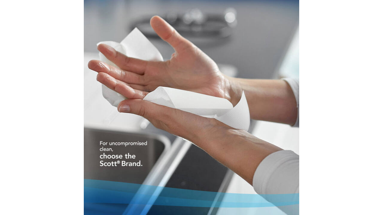 Handdoek Scott Control i-vouw 1-laags 200x210mm 15x304 vel wit 6689